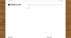Desktop Screenshot of dieboldlumber.com